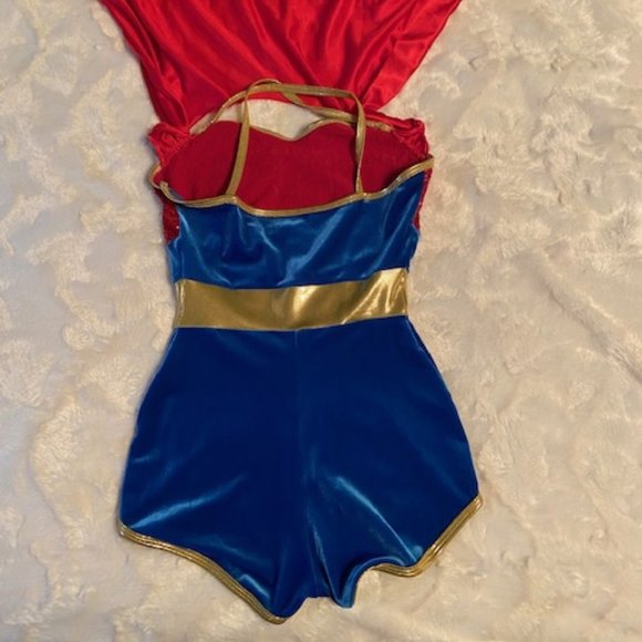 Curtain Call Super Hero Super Girl Dance Halloween Costume Size Small - Picture 8 of 13